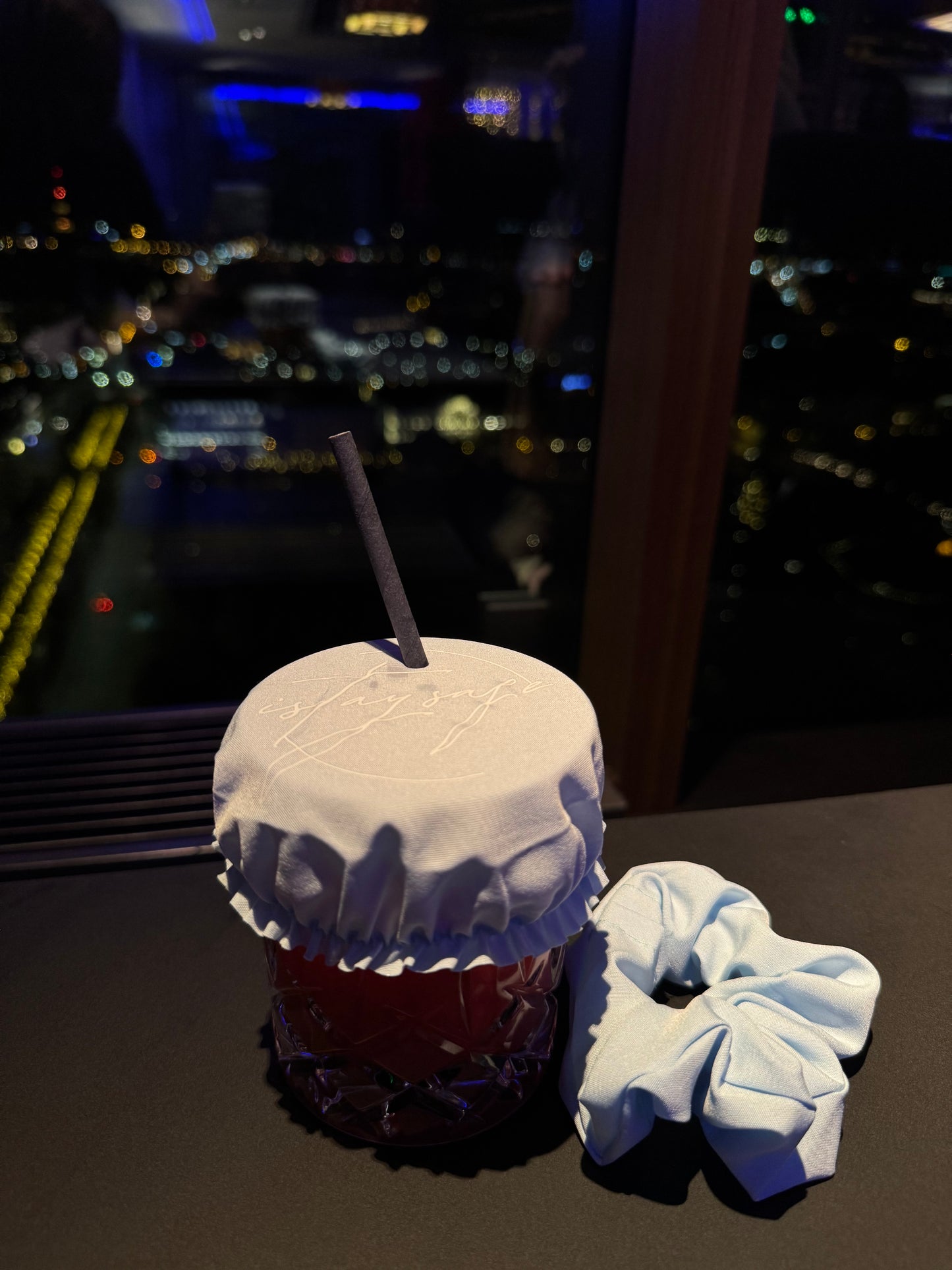 ISTAYSAFE Scrunchie blue