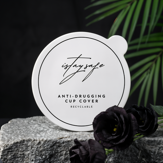 ISTAYSAFE Disposable Anti-Drugging Drink Cover white (bundle - 25 pcs.)